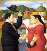 Man And Woman by Fernando Botero, 2001